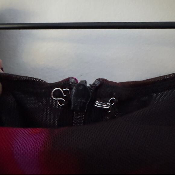 White Fox Mesh Slit Hem Front Mini Skirt Zipper Zip Up Back Stretch Sexy Short - Picture 4 of 11